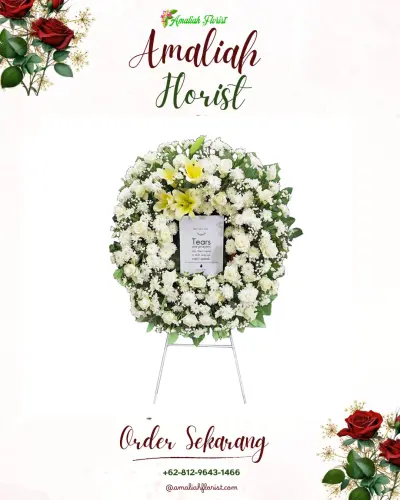 Krans Bunga Duka Cita di Kambingan